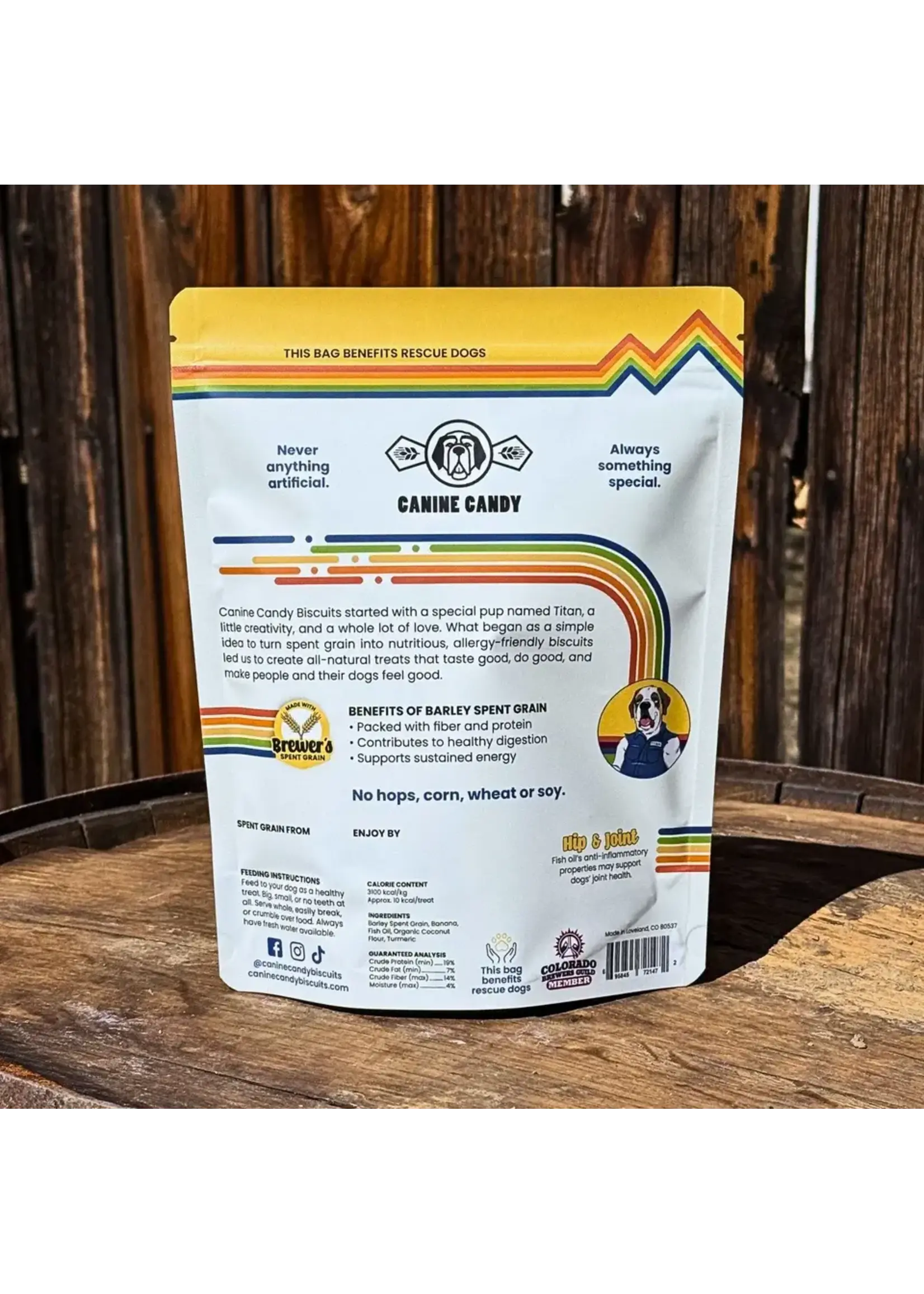 Canine Candy Canine Candy Nanarific Nuggets Biscuits Dog Treats - 4.5 oz