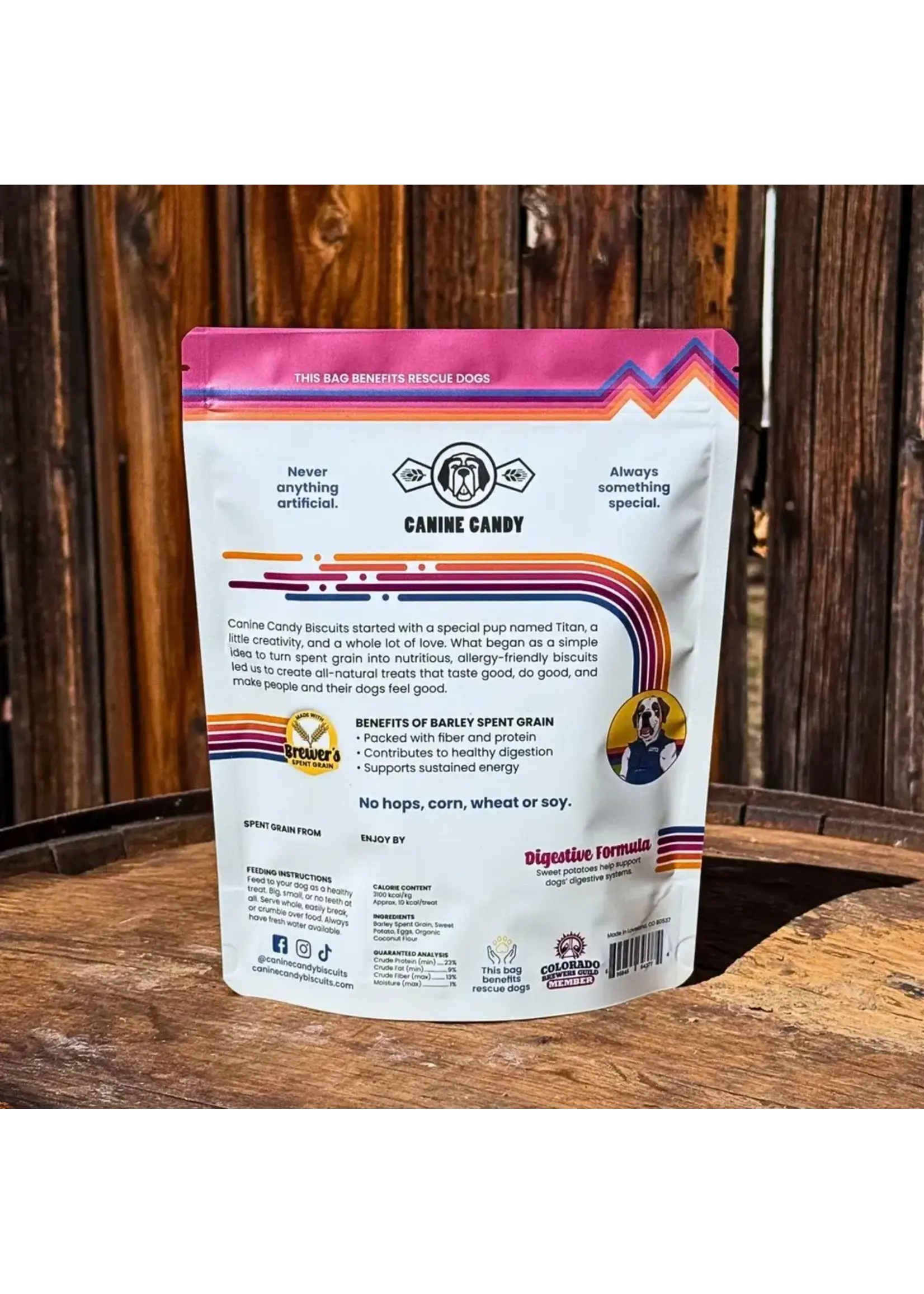 Canine Candy Canine Candy Sweet Tater Tots Biscuits Dog Treats - 4.5 oz