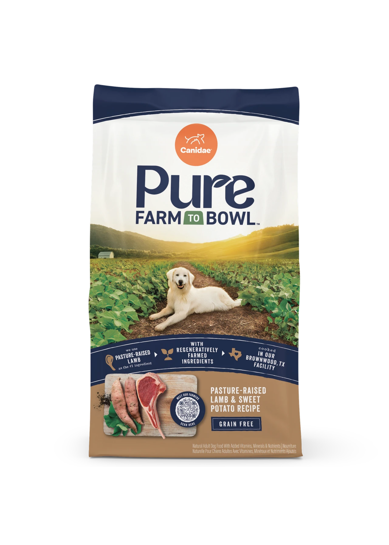 Canidae Canidae Pure Farm to Bowl Lamb & Sweet Potato Recipe Dry Dog Food - 4 lb