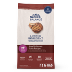 Natural Balance Natural Balance L.I.D. Small Breed Beef & Brown Rice Recipe Dry Dog Food - 12 lb