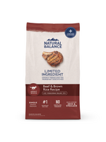 Natural Balance Natural Balance L.I.D. Beef & Brown Rice Dry Dog Food - 24 lb