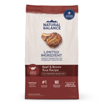 Natural Balance Natural Balance L.I.D. Beef & Brown Rice Dry Dog Food - 4 lb