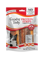 Good 'N' Tasty Good 'N' Tasty Protein Strips Chicken, Beef & Duck Dog Treats - 4 oz
