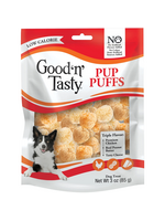 Good 'N' Tasty Good 'N' Tasty Pup Puffs Chicken, Cheese & Peanut Butter Dog Treats - 3 oz