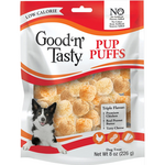 Good 'N' Tasty Good 'N' Tasty Pup Puffs Chicken, Cheese & Peanut Butter Dog Treats - 8 oz
