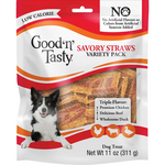 Good 'N' Tasty Good 'N' Tasty Savory Straws Chicken, Beef & Duck Dog Treats - 11 oz