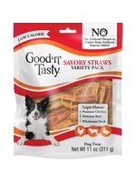 Good 'N' Tasty Good 'N' Tasty Savory Straws Chicken, Beef & Duck Dog Treats - 11 oz