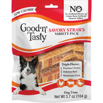 Good 'N' Tasty Good 'N' Tasty Savory Straws Chicken, Beef & Duck Dog Treats - 3.7 oz