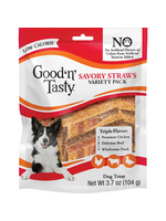 Good 'N' Tasty Good 'N' Tasty Savory Straws Chicken, Beef & Duck Dog Treats - 3.7 oz