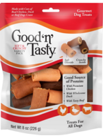 Good 'N' Tasty Good 'N' Tasty Soft & Crunchy Chicken, Duck & Beef Dog Treats - 8 oz