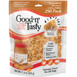 Good 'N' Tasty Good 'N' Tasty Mini Churro Twists Chicken, Peanut Butter & Pork Dog Treats - 11.4 oz, 250 Pack