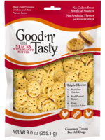 Good 'N' Tasty Good 'N' Tasty Triple Flavor Stacks Chicken & Peanut Butter Dog Treats - 9 oz