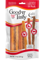 Good 'N' Tasty Good 'N' Tasty Snap 'Ems Chicken, Duck & Beef Dog Treats - 7.4 oz, 15 Pack