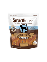 SmartBones SmartBones Triple Flavor Wings Chicken, Peanut Butter & Beef Dog Treats - 5.9 oz, 10 Pack