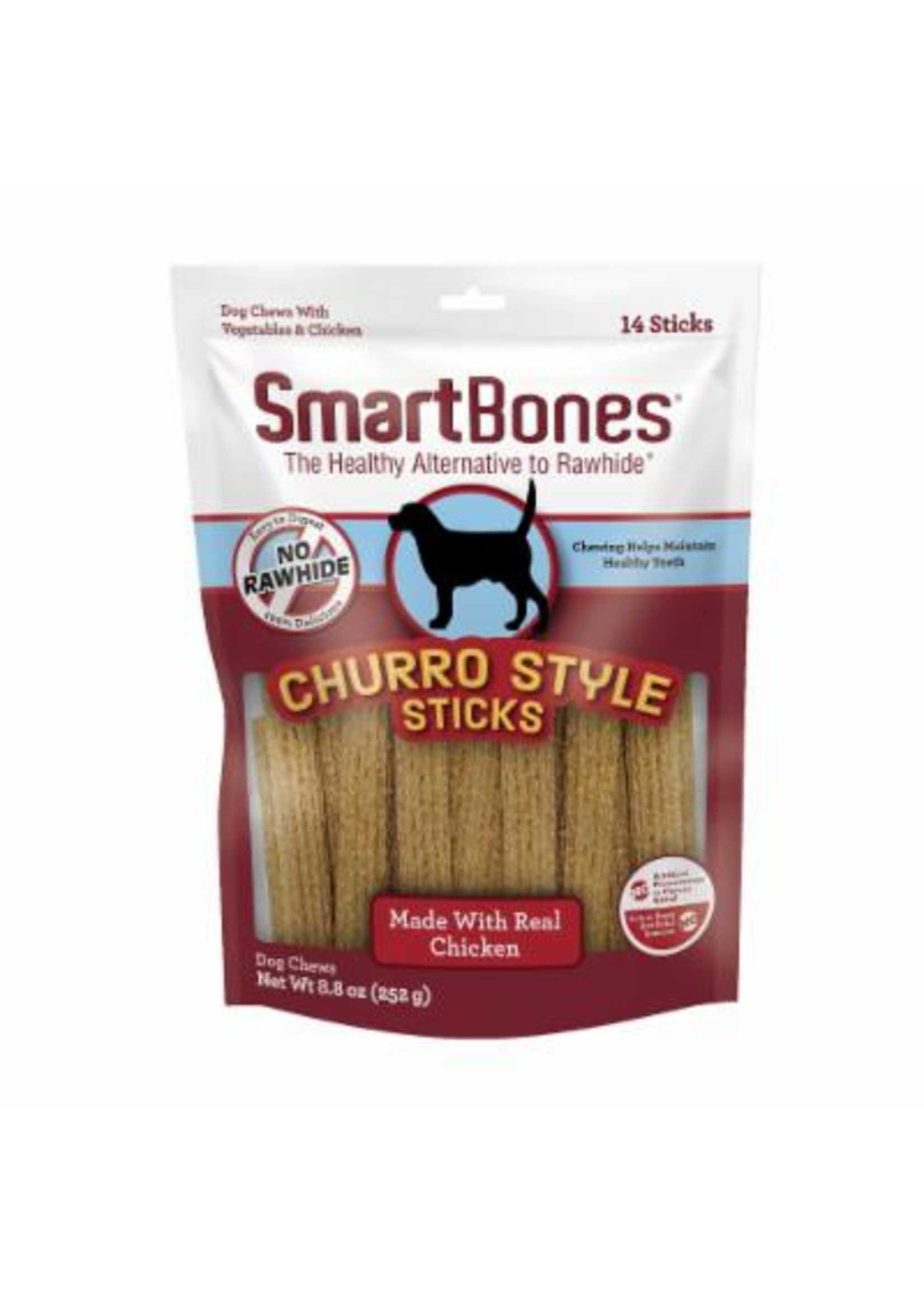 SmartBones SmartBones Churro-Style Sticks Chicken Dog Treats - 14 Pack