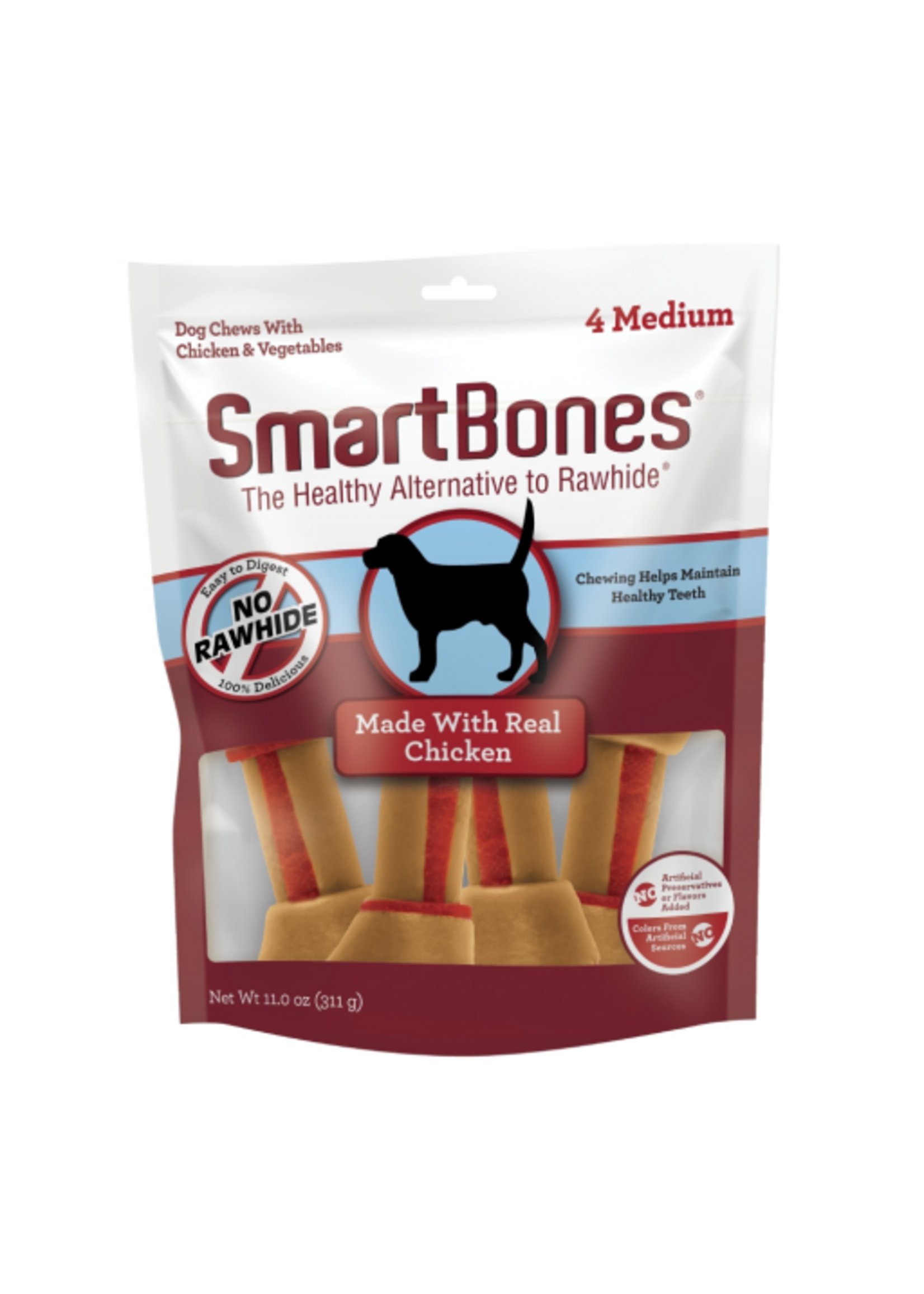 SmartBones SmartBones Chicken & Vegetable Medium Dog Treats - 4 Pack