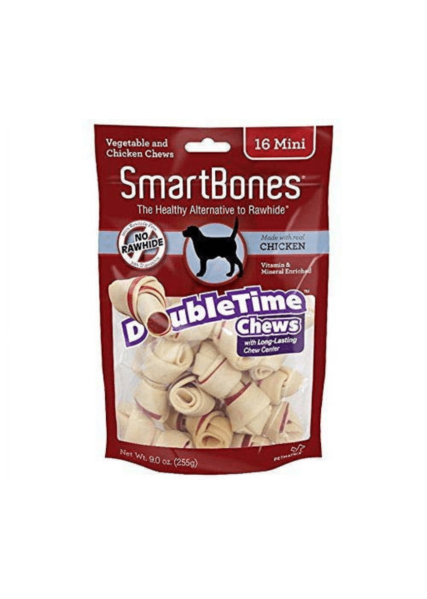 SmartBones SmartBones Doubletime Bone Chicken Mini Dog Treats - 16 Pack