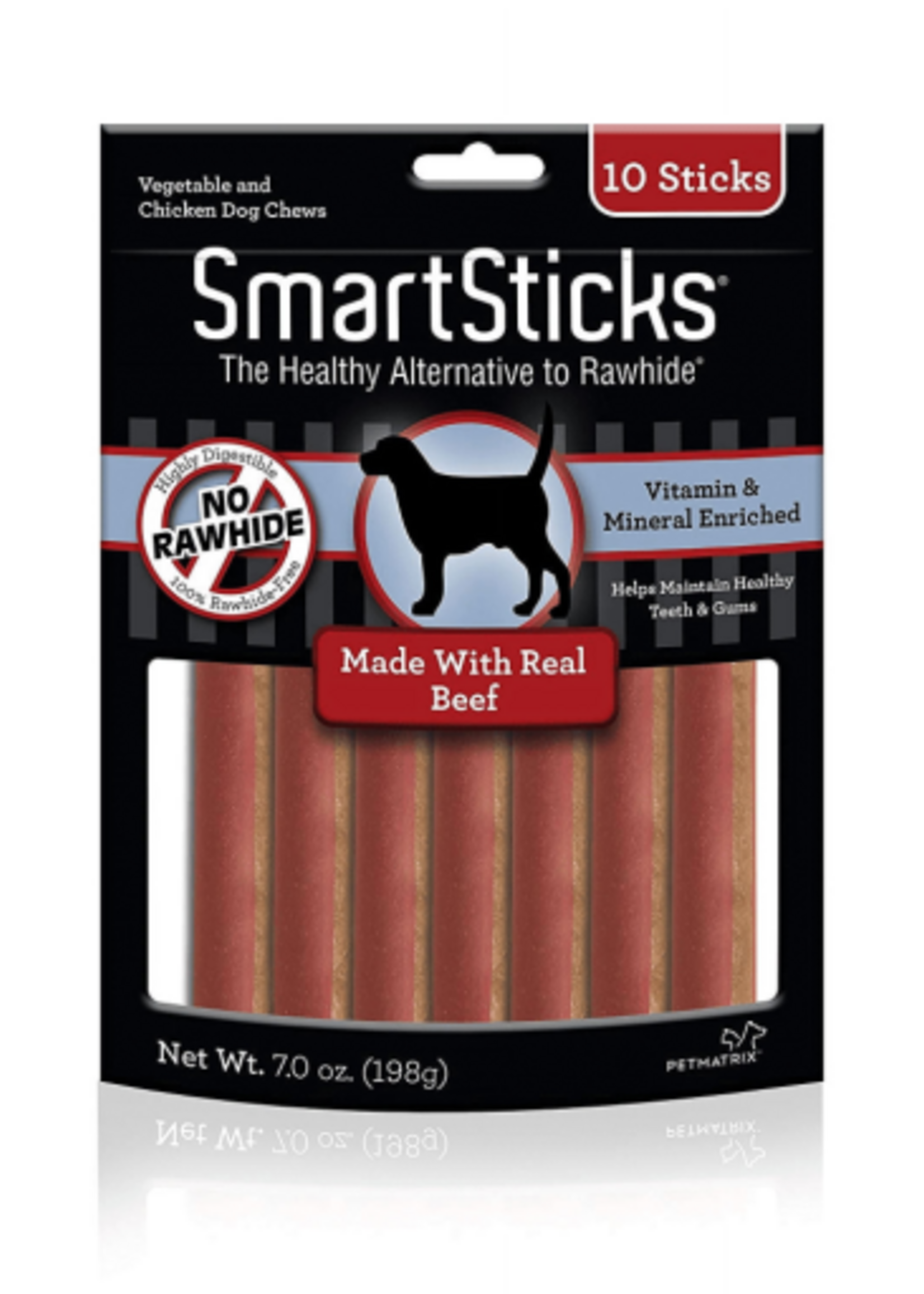 SmartBones SmartBones SmartSticks Beef Dog Treats - 10 Pack