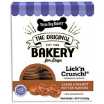 Three Dog Bakery Three Dog Bakery Lick'n Crunch Peanut Butter & Carob Dog Treats - 13 oz