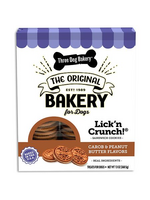 Three Dog Bakery Three Dog Bakery Lick'n Crunch Peanut Butter & Carob Dog Treats - 13 oz