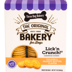 Three Dog Bakery Three Dog Bakery Lick'n Crunch Golden & Peanut Butter Dog Treats - 13 oz