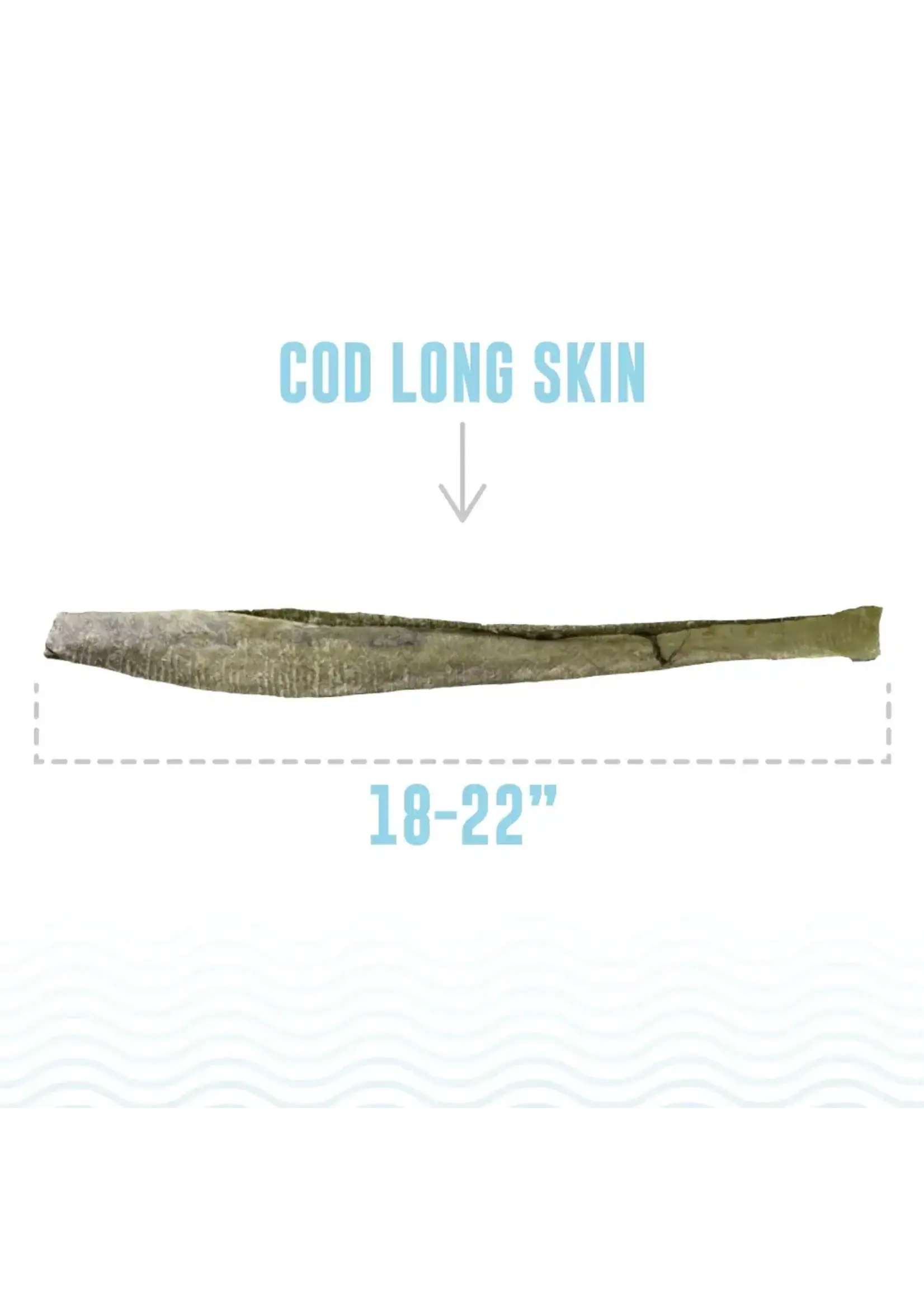 Icelandic+ Icelandic+ Cod Long Skin Dog Treat