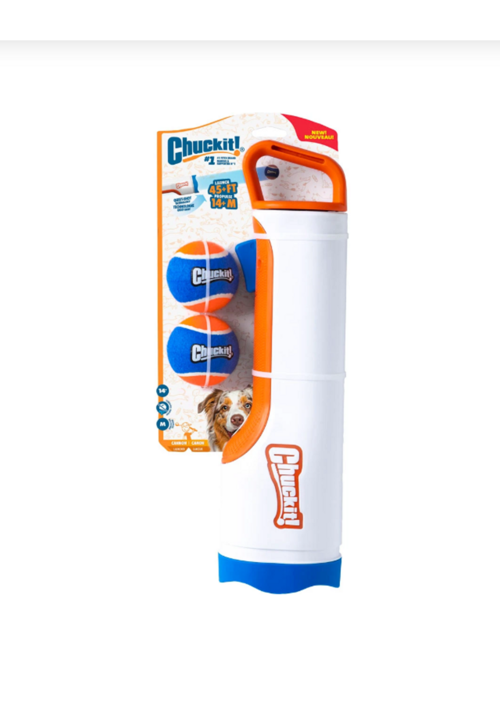 Petmate Chuckit! Cannon 16M with 2 Balls