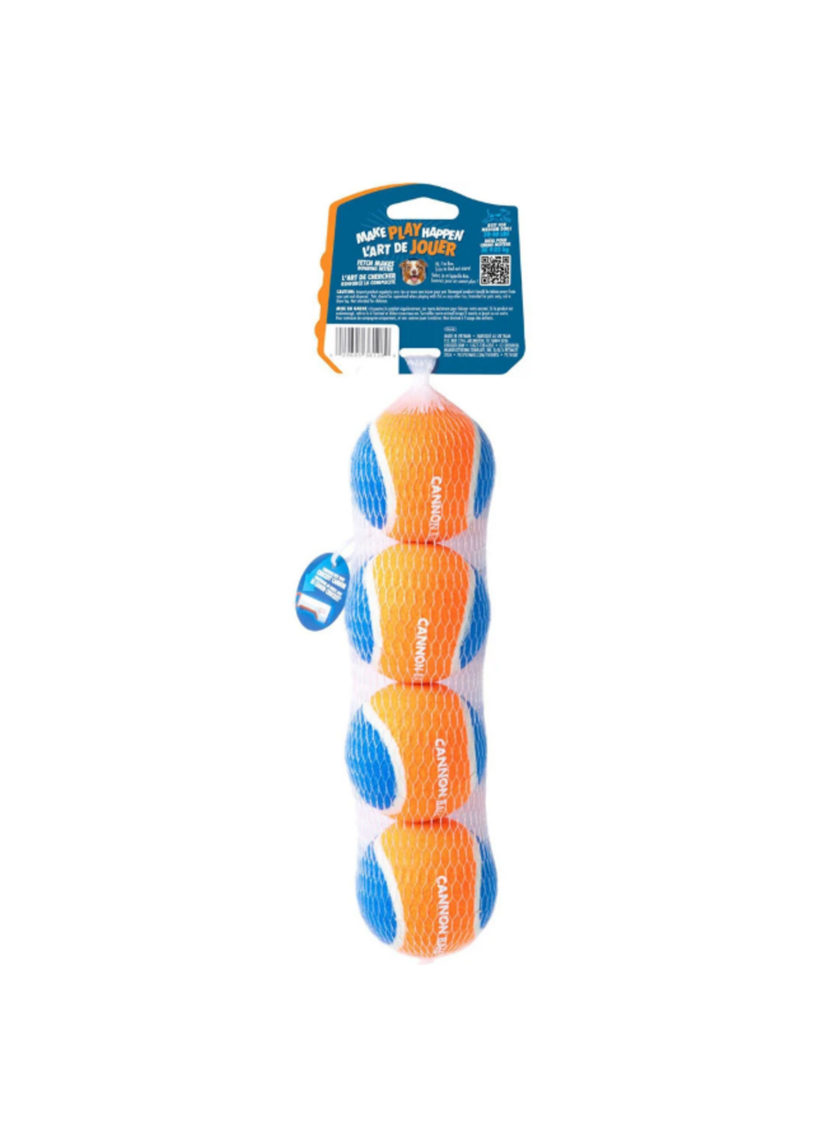 Petmate Chuckit! Cannon Ball Refill Pack Medium 4 ct