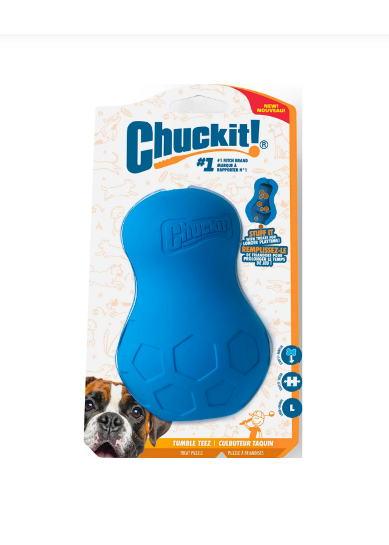 Petmate Chuckit! Tumble Teez Blue Large