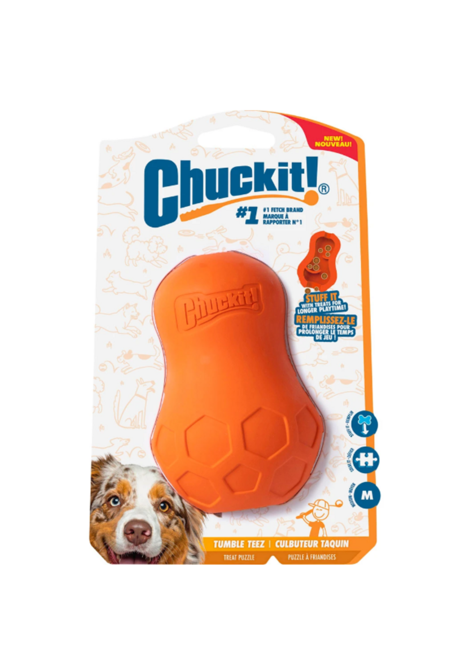 Petmate Chuckit! Tumble Teez Orange Medium