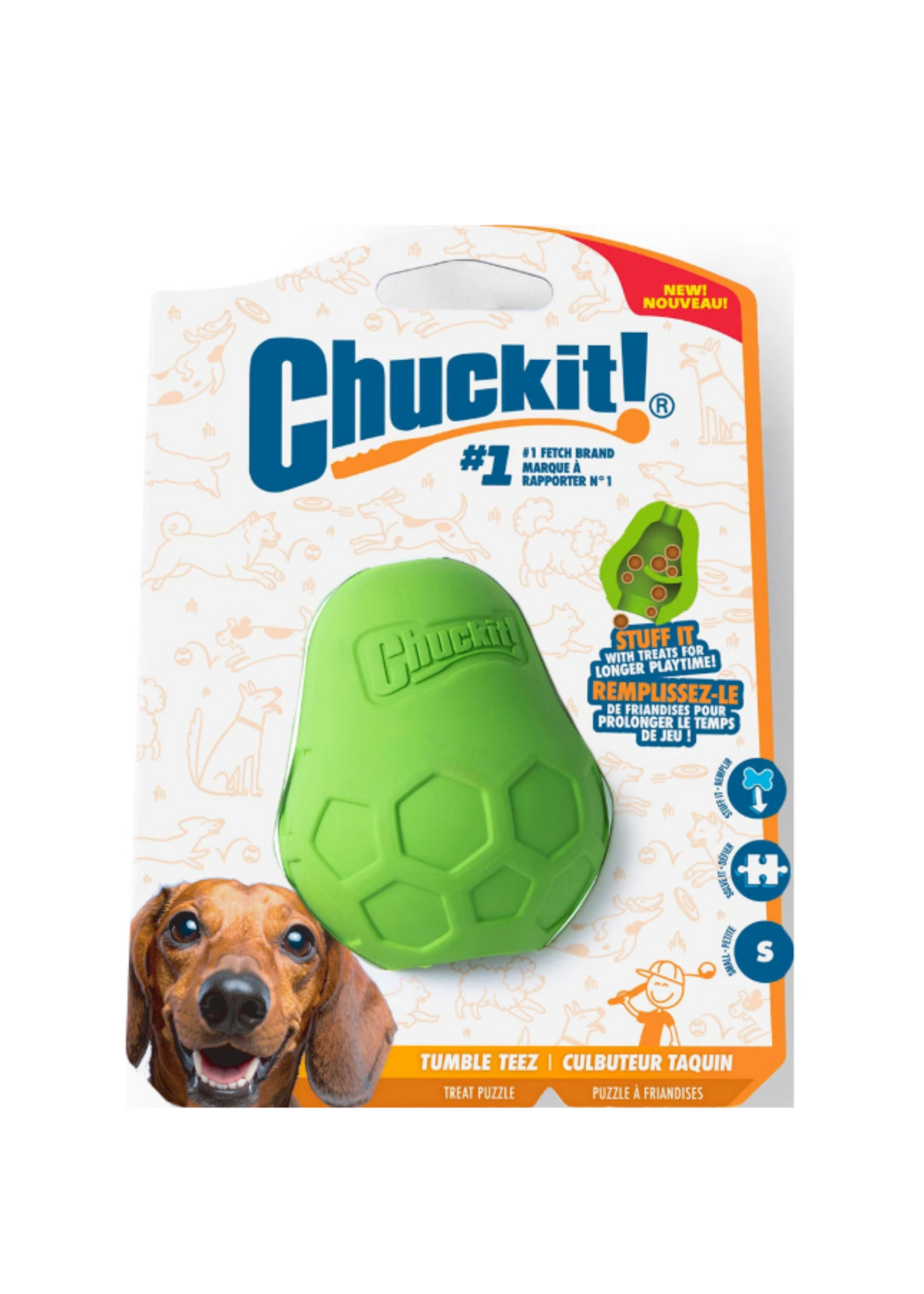 Petmate Chuckit! Tumble Teez Green Small