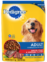 Pedigree Pedigree Adult Steak & Vegetable Dry Dog Food - 44 lb