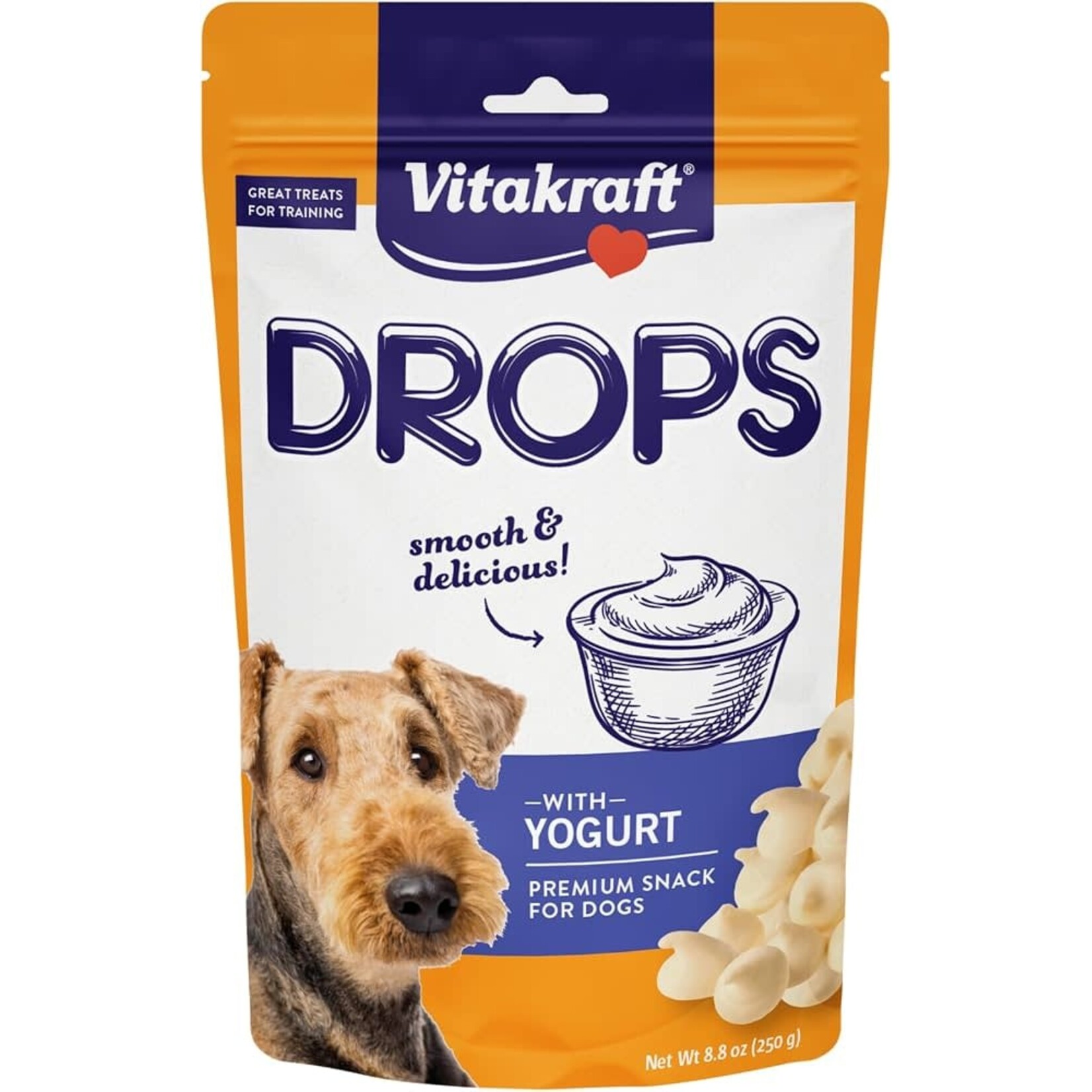 Vitakraft Sun Seed Vitakraft Yogurt Drops Dog Treats - 8.8 oz