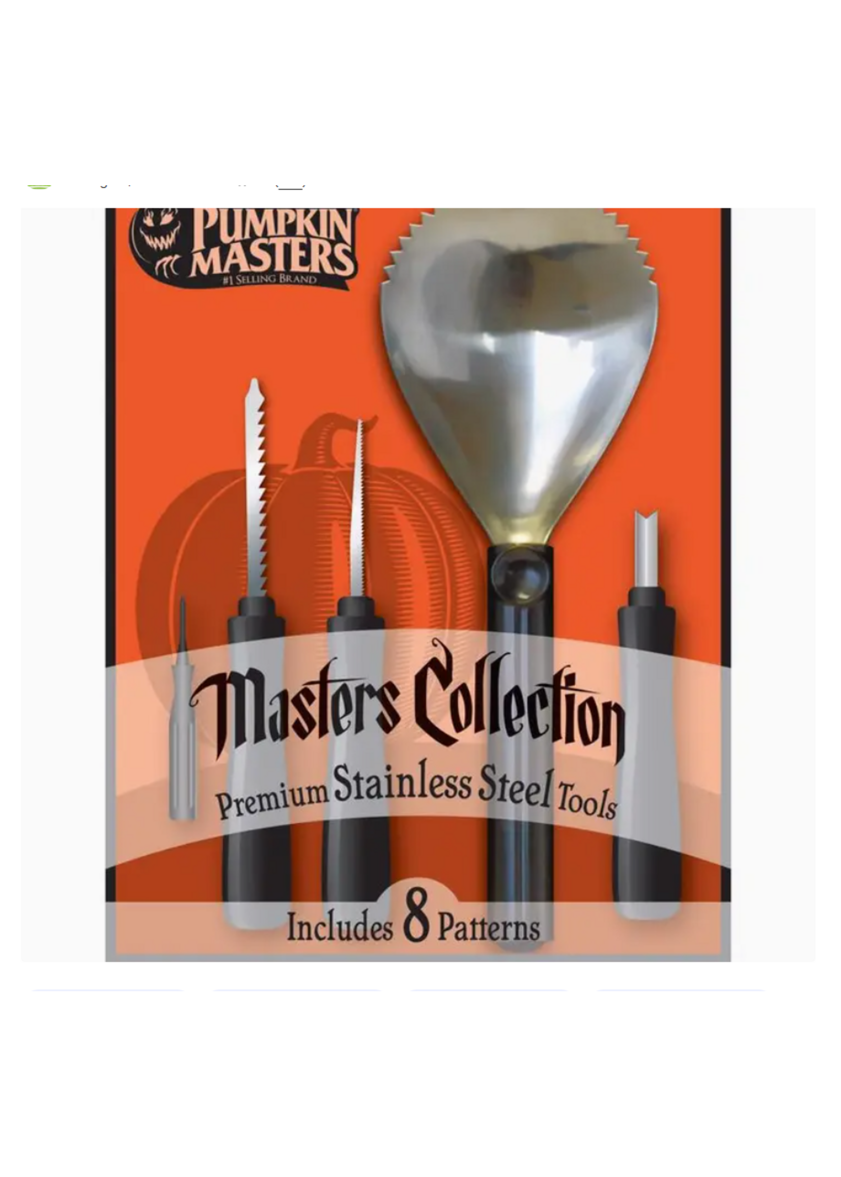 Pumpkin Masters Pumpkin Masters Carving Kit Includes 8 Patterns