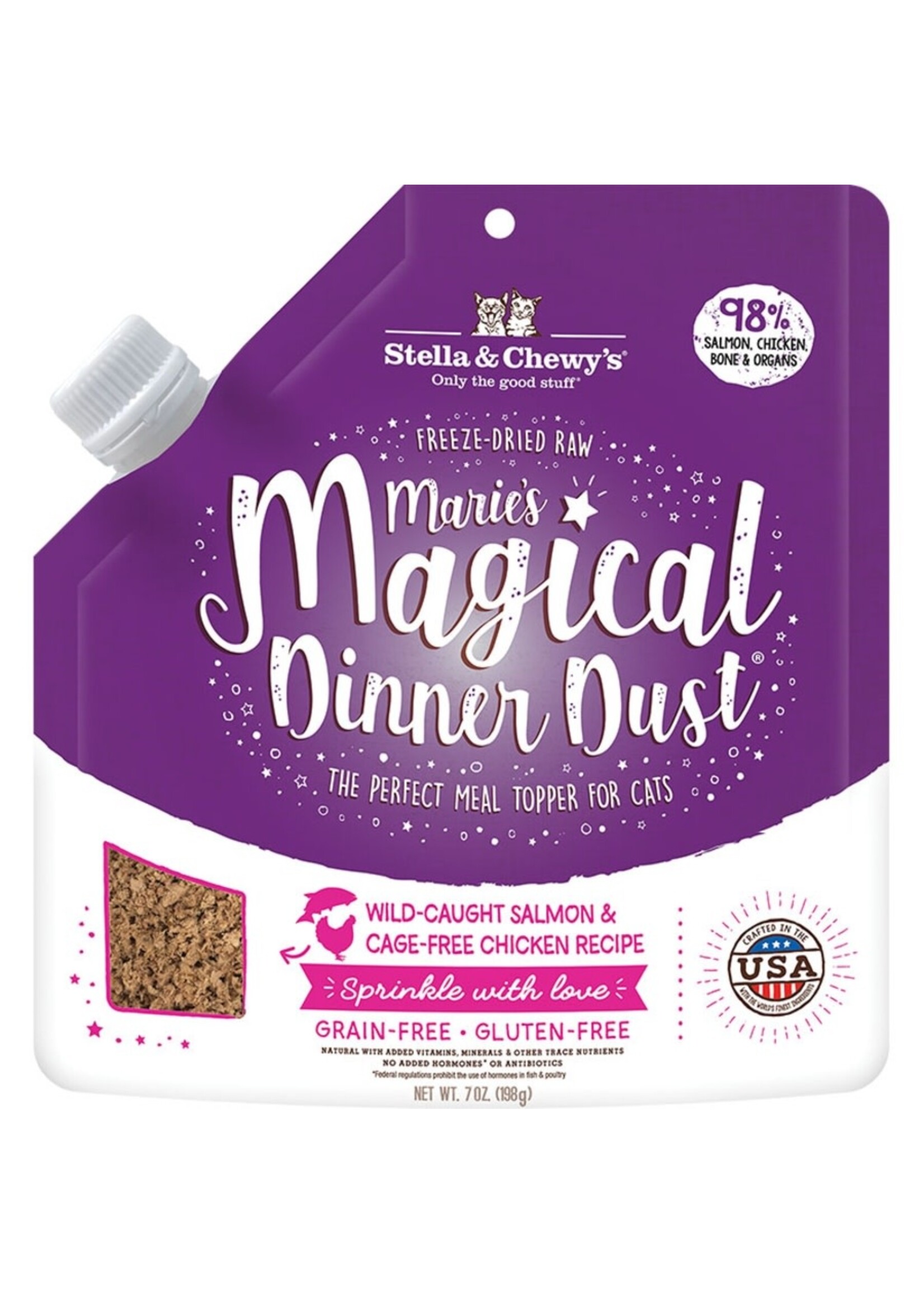 Stella & Chewy's Stella & Chewy's Marie's Magical Dinner Dust Salmon & Chicken Cat Food Topper - 7 oz