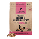 Vital Essentials Vital Essentials Freeze-Dried Raw Crunchy Micro Nibs Chicken & Whitefish Entree Dry Cat Food - 12 oz