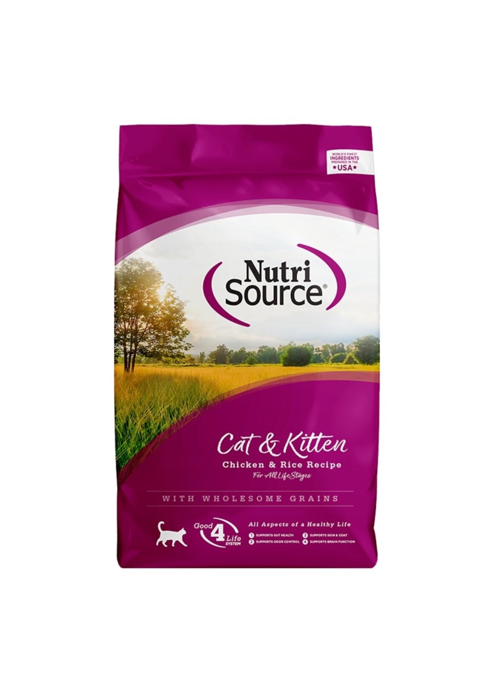 NutriSource NutriSource Chicken & Rice Dry Cat & Kitten Food - 4 lb