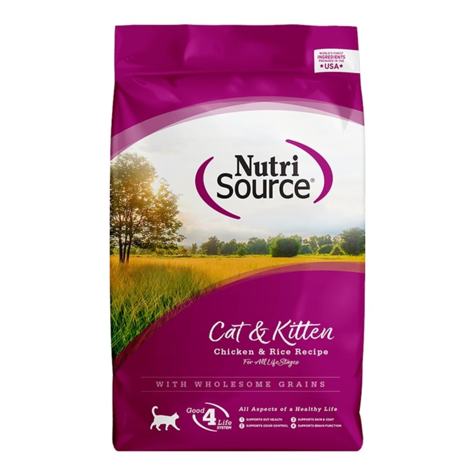 NutriSource NutriSource Chicken & Rice Dry Cat & Kitten Food - 12 lb