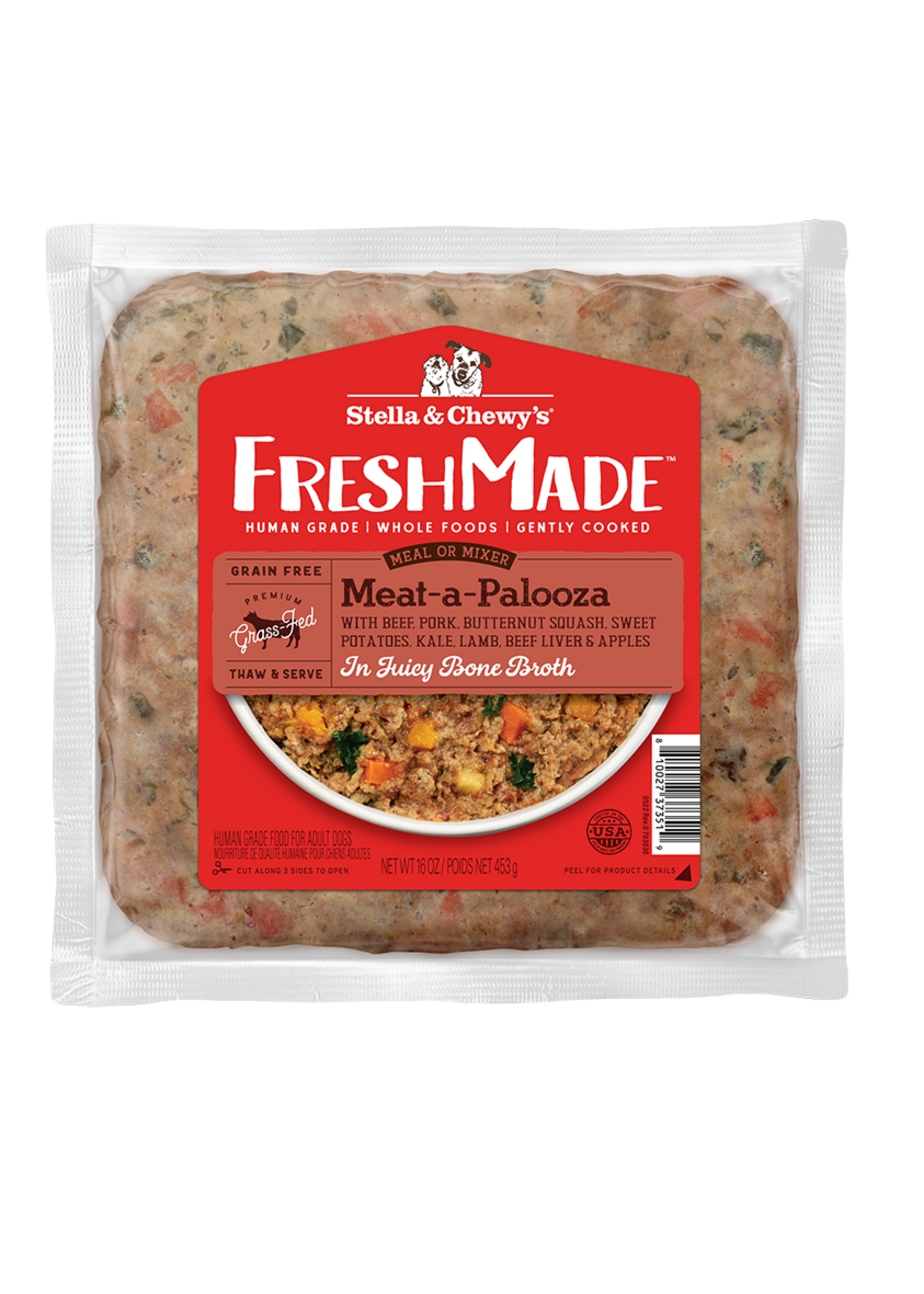 Stella & Chewy's Stella & Chewy's FreshMade Meat-a-Palooza Frozen Dog Food - 16 oz