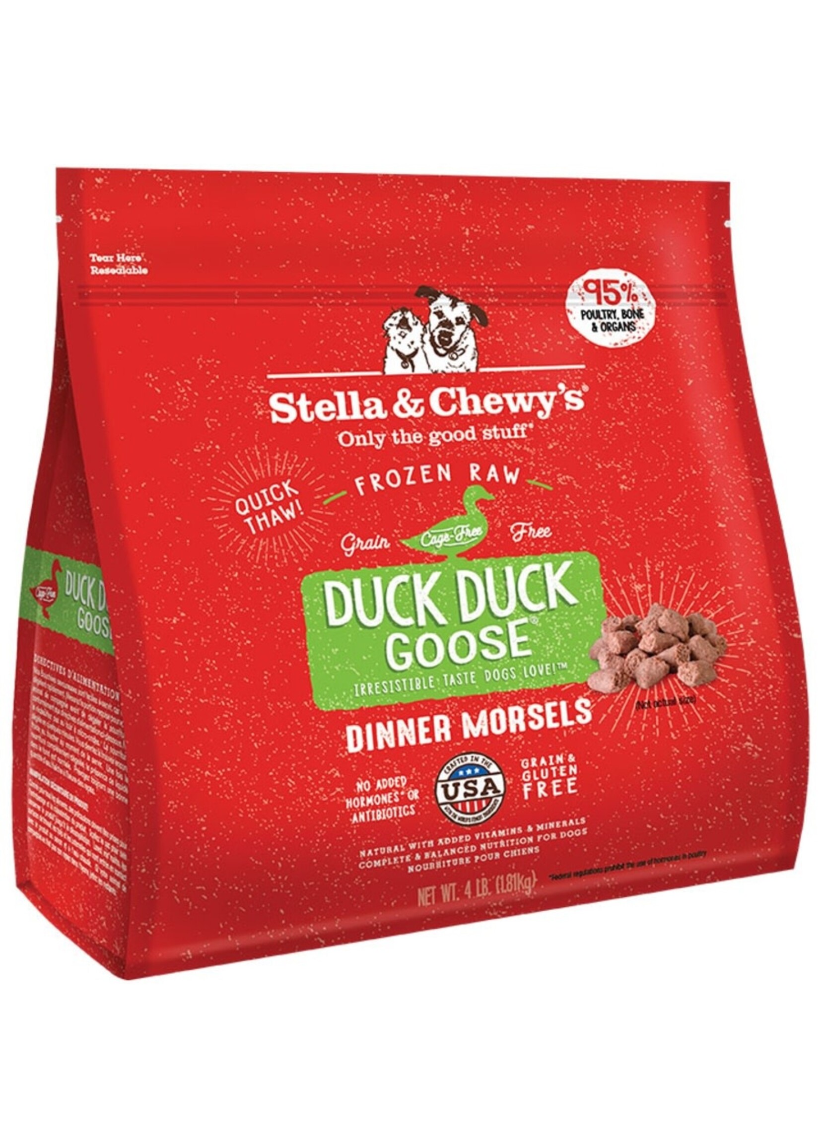 Stella & Chewy's Stella & Chewy's Dog Frozen Raw Dinner Morsels - Duck Duck Goose - 4 lb