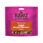RAWZ Rawz Freeze Dried Rabbit, Goat's Milk & Green Mussels Cat Treats - 1 oz