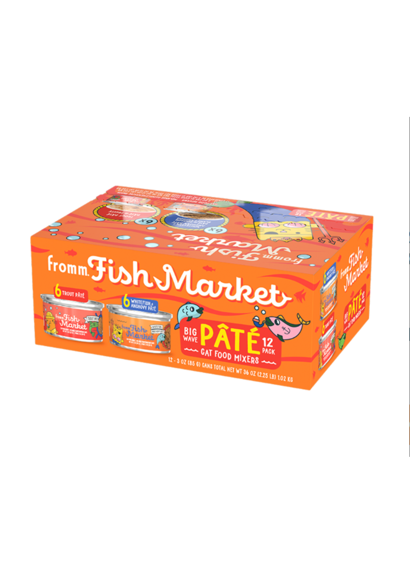 Fromm Fromm Cat Frommfish Market Big Wave Pate Mixers 3oz an 12 pack