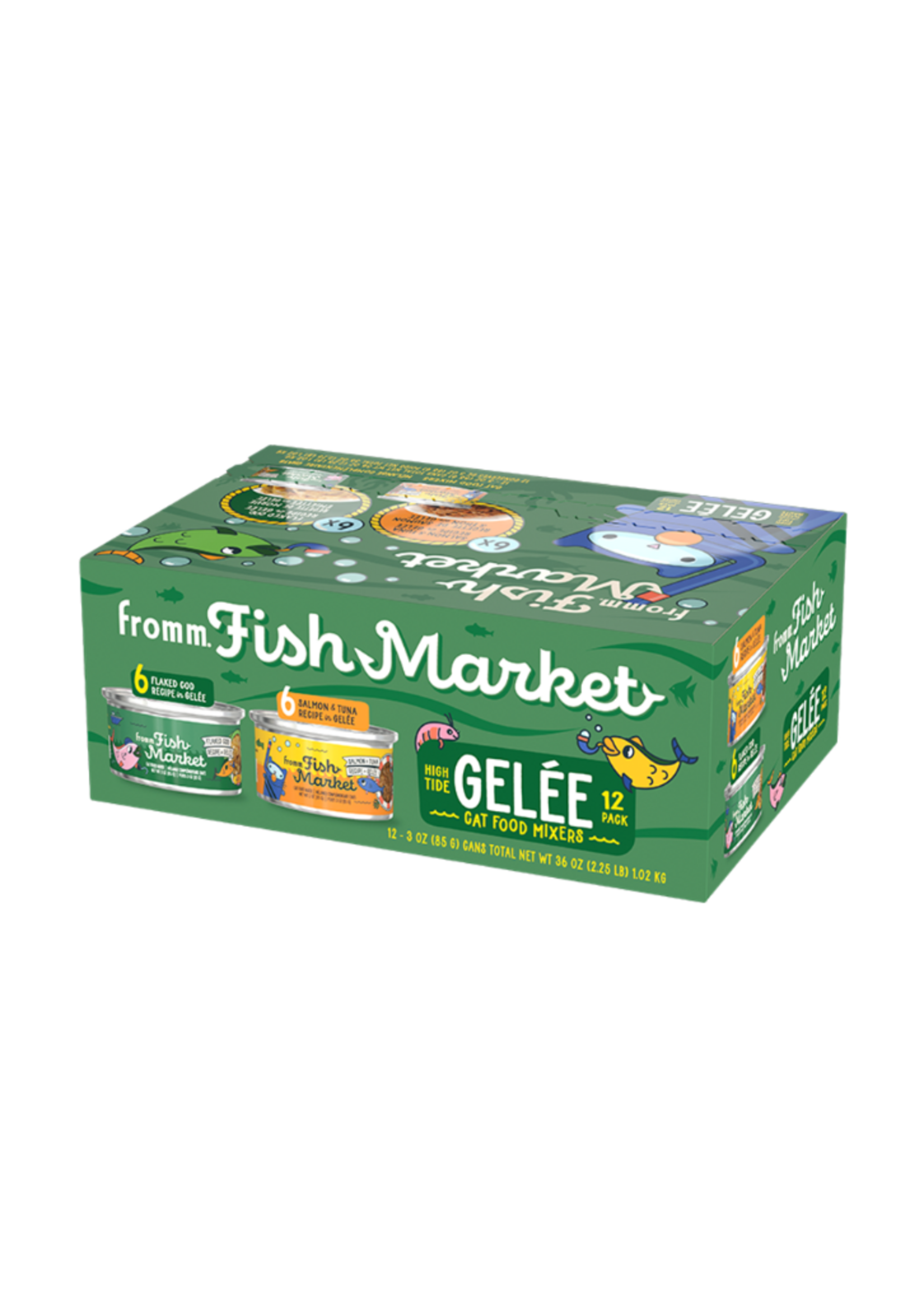 Fromm Fromm Cat Frommfish Market High Tide Gelee Mixers 3oz an 12 pack