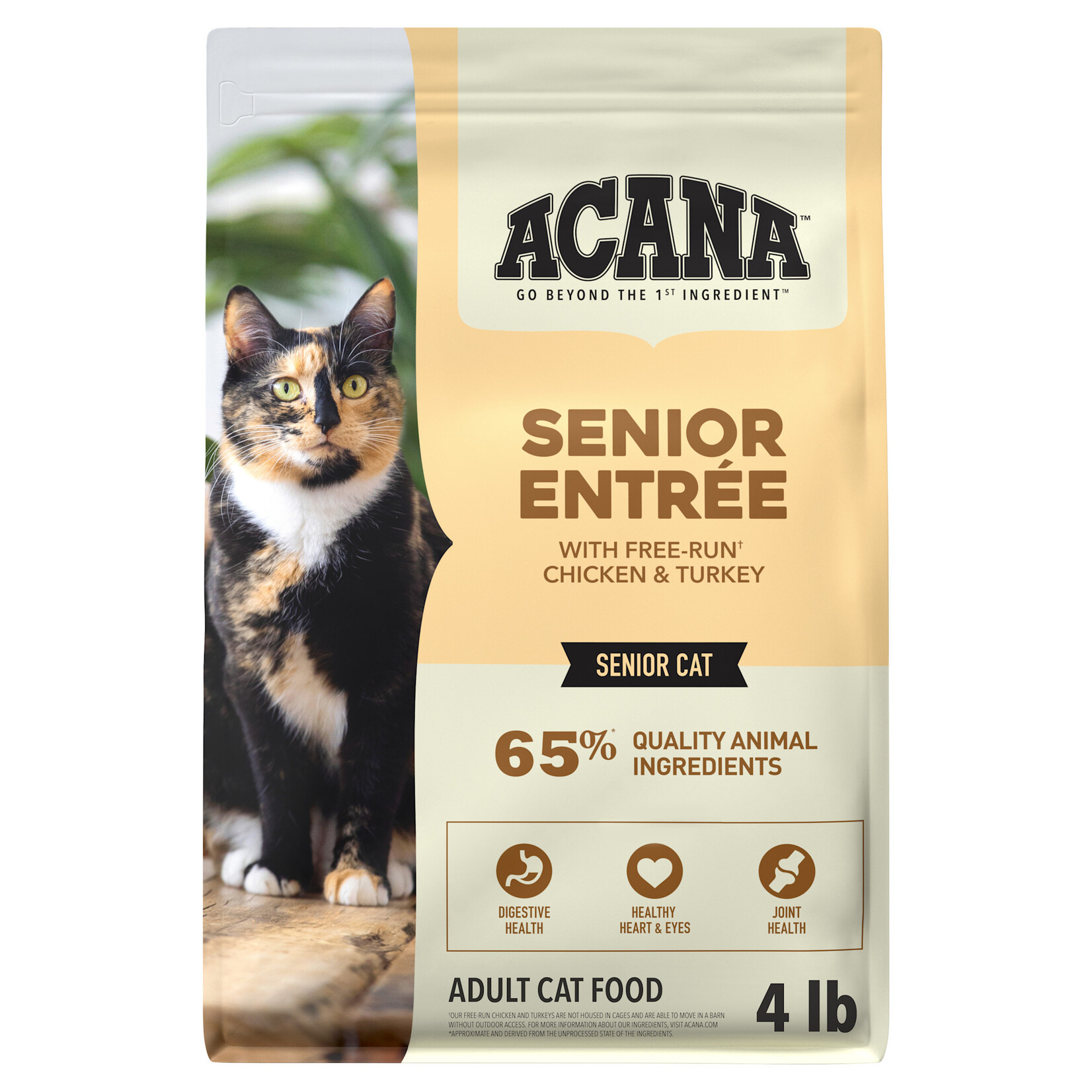 Acana Acana Senior Entree Chicken & Turkey Dry Cat Food - 4 lb