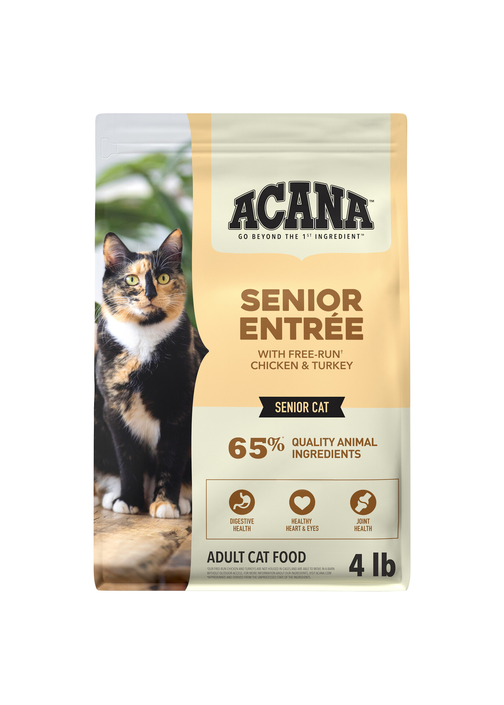 Acana Acana Senior Entree Chicken & Turkey Dry Cat Food - 4 lb