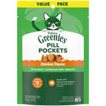 Greenies Feline Greenies Pill Pockets Cat Treats - Chicken Flavor - 3 oz, 85 Count