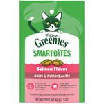 Greenies Feline Greenies Smartbites Cat Treats - Skin & Fur Salmon Flavor - 2.1 oz