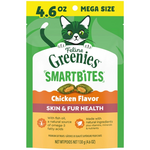 Greenies Feline Greenies Smartbites Cat Treats - Skin & Fur Chicken Flavor - 4.6 oz