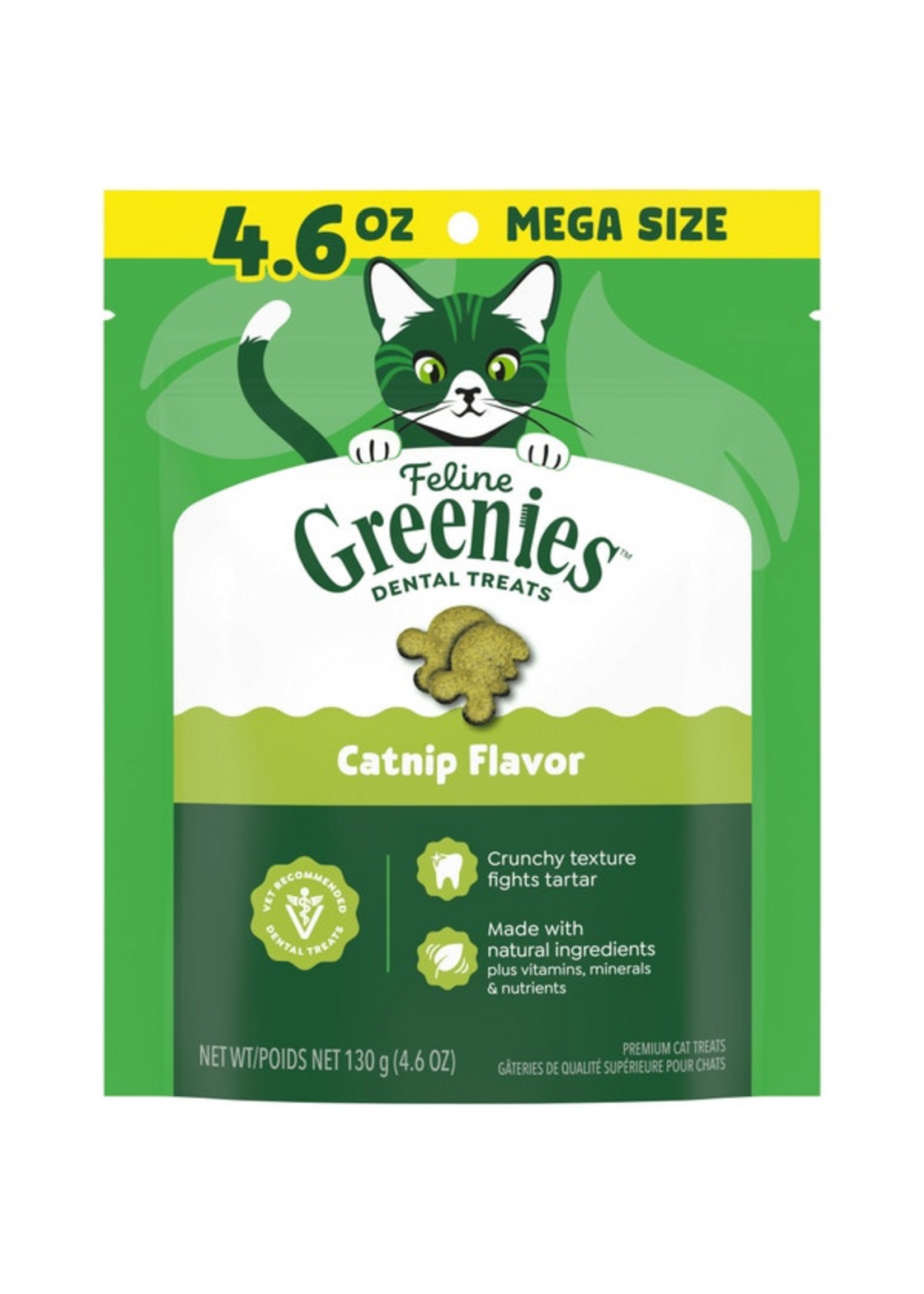 Greenies Feline Greenies Dental Cat Treats - Catnip Flavor - 4.6 oz