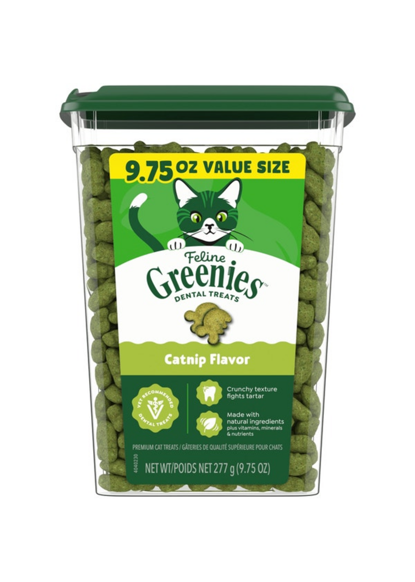 Greenies Feline Greenies Dental Cat Treats - Catnip Flavor - 9.75 oz
